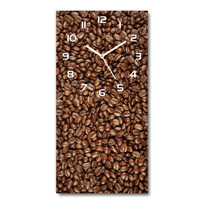 Reloj rectangular Granos de café