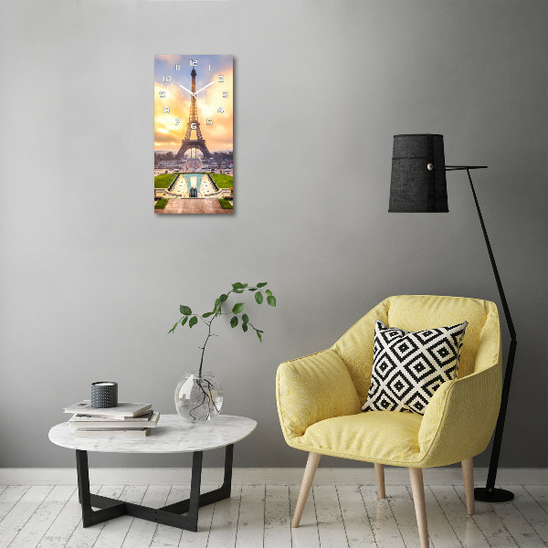 Reloj vertical Torre Eiffel de París