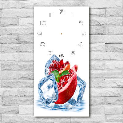 Reloj de cristal vertical Granada y hielo