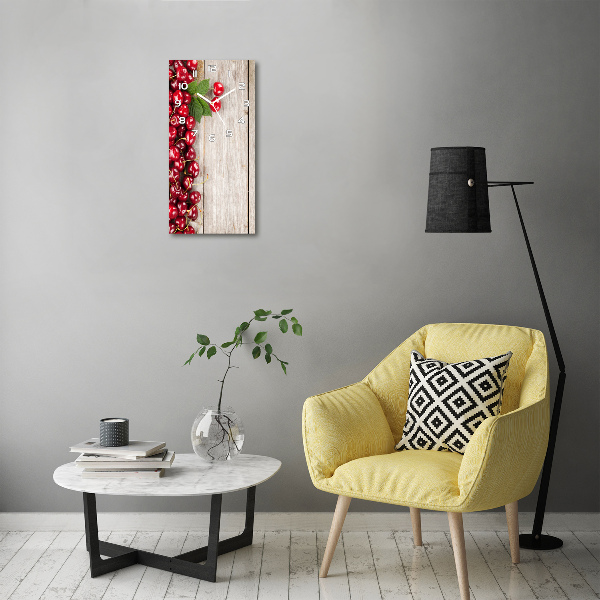 Reloj de vidrio vertical Guindas