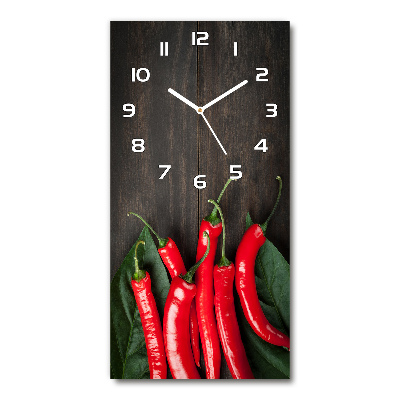 Reloj de vidrio vertical Chiles