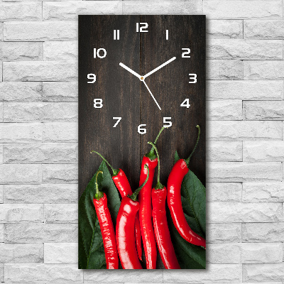 Reloj de vidrio vertical Chiles