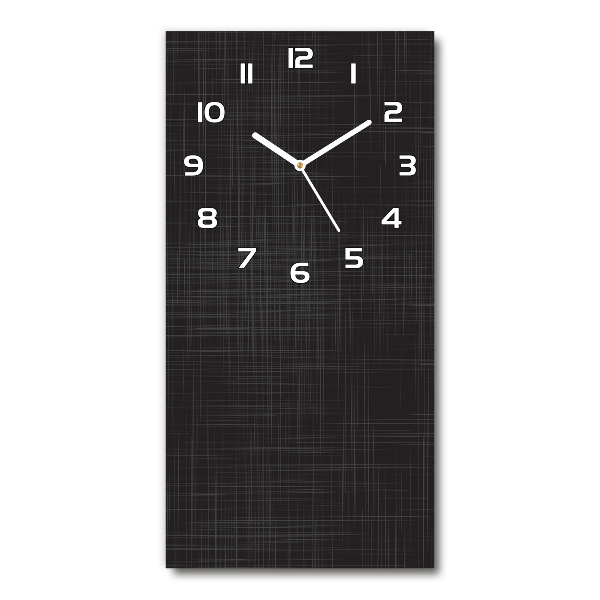 Reloj rectangular Textura de lino