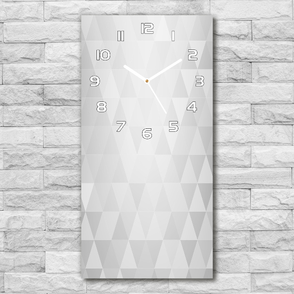 Reloj de cristal vertical Fondo abstracto