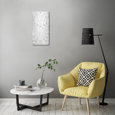 Reloj de cristal vertical Fondo abstracto