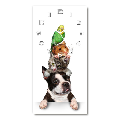 Reloj vertical Mascotas
