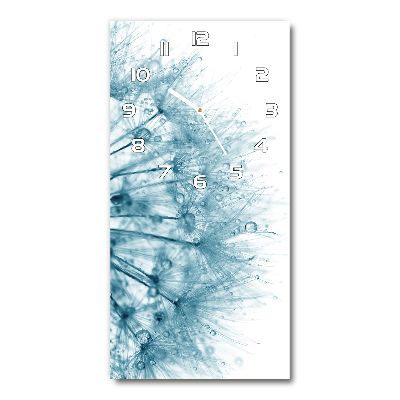 Reloj de cristal vertical Semillas de diente de león