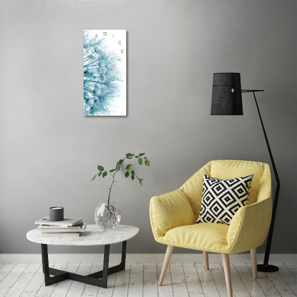 Reloj de cristal vertical Semillas de diente de león