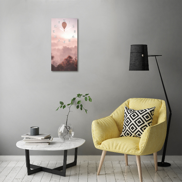 Reloj rectangular Bosque de globos voladores