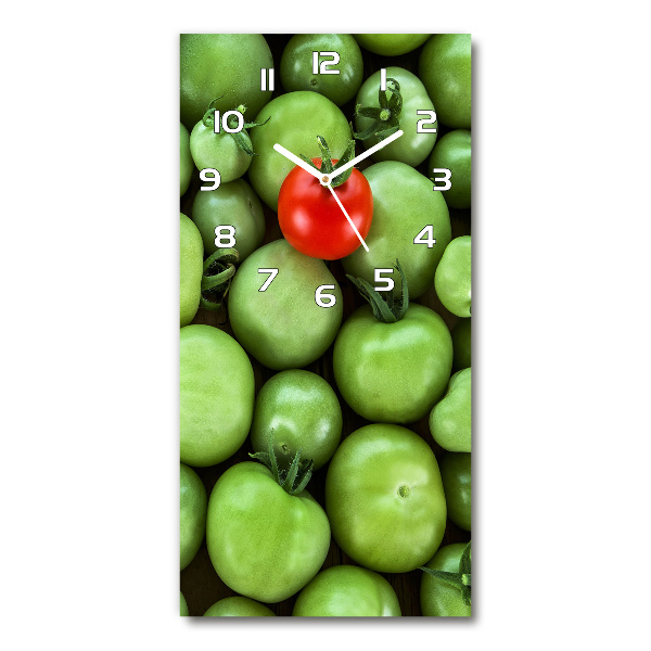 Reloj vertical Tomate rojo