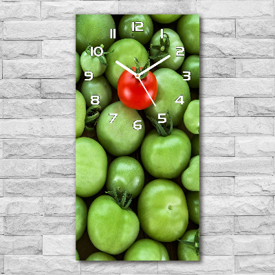 Reloj vertical Tomate rojo