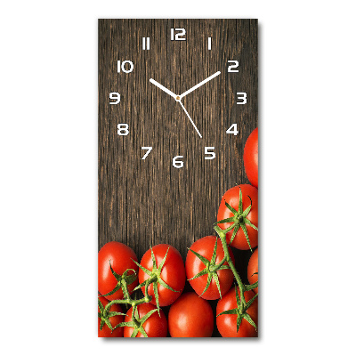 Reloj de cristal vertical Tomates