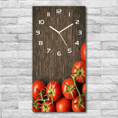 Reloj de cristal vertical Tomates