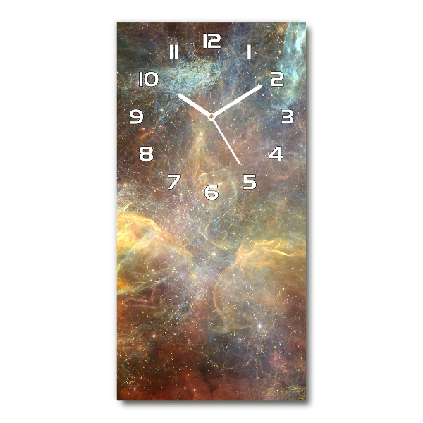 Reloj de vidrio vertical Cosmos