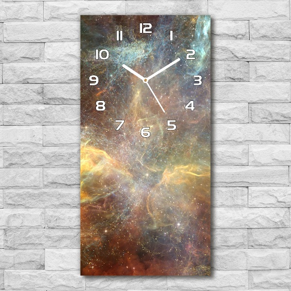 Reloj de vidrio vertical Cosmos