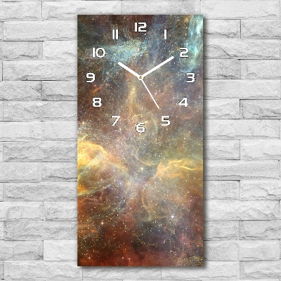 Reloj de vidrio vertical Cosmos