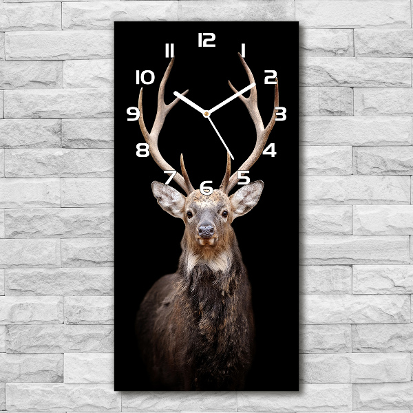 Reloj de vidrio vertical Ciervo