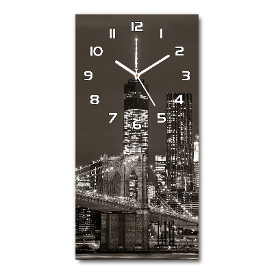 Reloj vertical Manhattan Nueva York