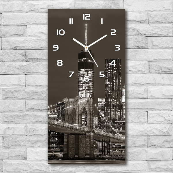 Reloj vertical Manhattan Nueva York