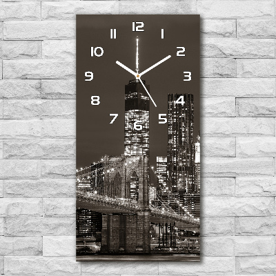 Reloj vertical Manhattan Nueva York