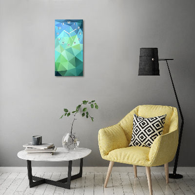 Zegar szklany ścienny Abstrakcja tło