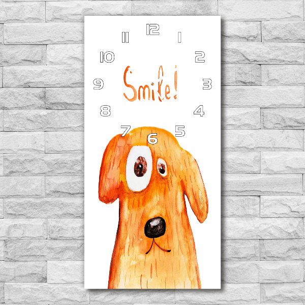 Reloj vertical Perro