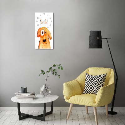 Reloj vertical Perro