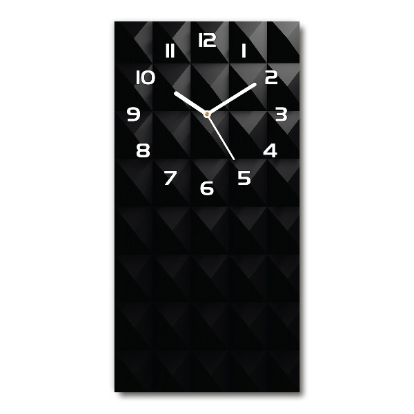 Reloj de vidrio vertical Fondo abstracto