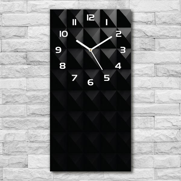 Reloj de vidrio vertical Fondo abstracto