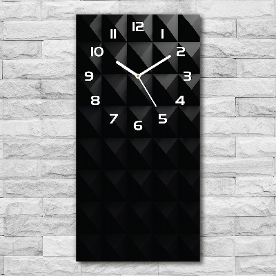 Reloj de vidrio vertical Fondo abstracto