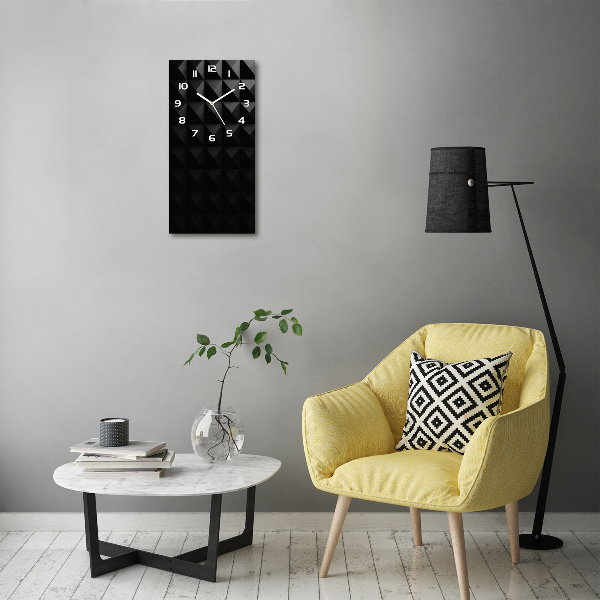 Reloj de vidrio vertical Fondo abstracto