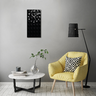 Reloj de vidrio vertical Fondo abstracto