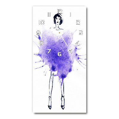 Reloj vertical Ilustración de moda
