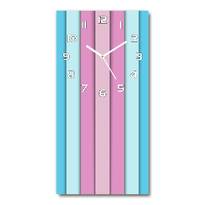 Reloj vertical Rayas de colores