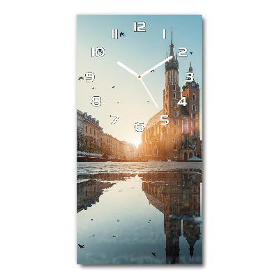 Reloj de vidrio vertical Cracovia, Polonia