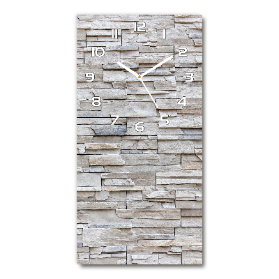 Reloj vertical Muro de piedra