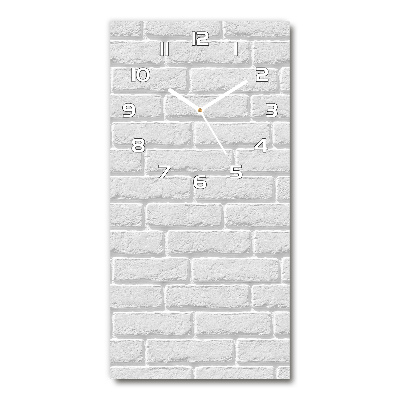 Reloj de vidrio vertical Pared de ladrillos