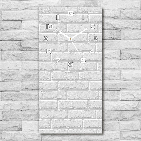 Reloj de vidrio vertical Pared de ladrillos