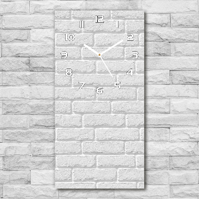 Reloj de vidrio vertical Pared de ladrillos