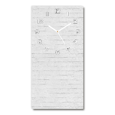 Reloj rectangular Pared de ladrillos