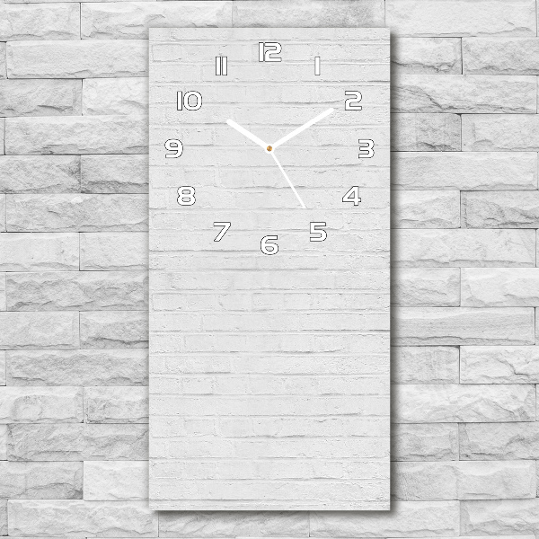 Reloj rectangular Pared de ladrillos