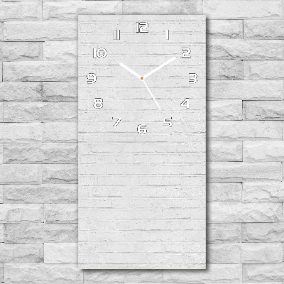 Reloj rectangular Pared de ladrillos