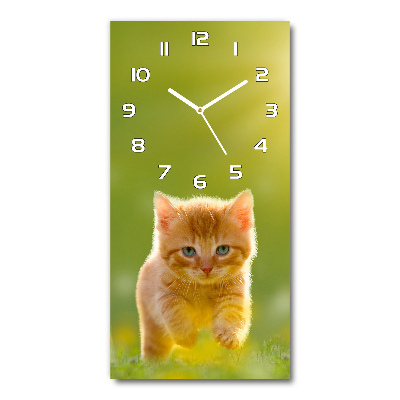 Reloj rectangular Gato pelirrojo