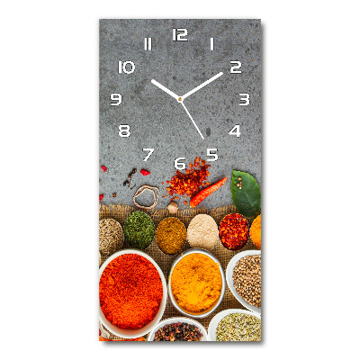 Zegar ścienny Kolorowe przyprawy