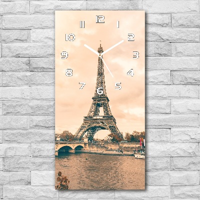 Reloj vertical Torre Eiffel de París