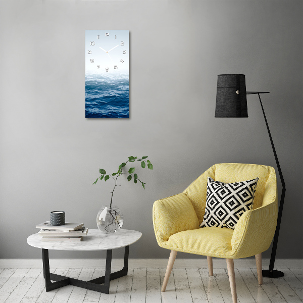 Reloj rectangular Olas del mar