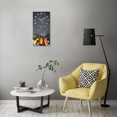 Reloj de vidrio vertical Especias y hierbas