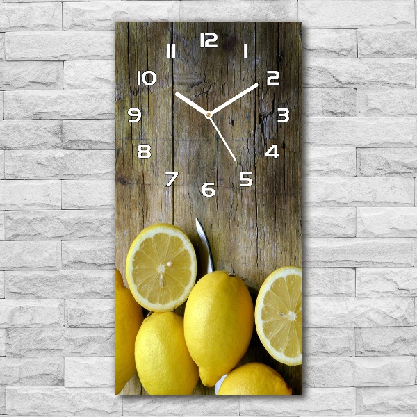 Reloj vertical Limones