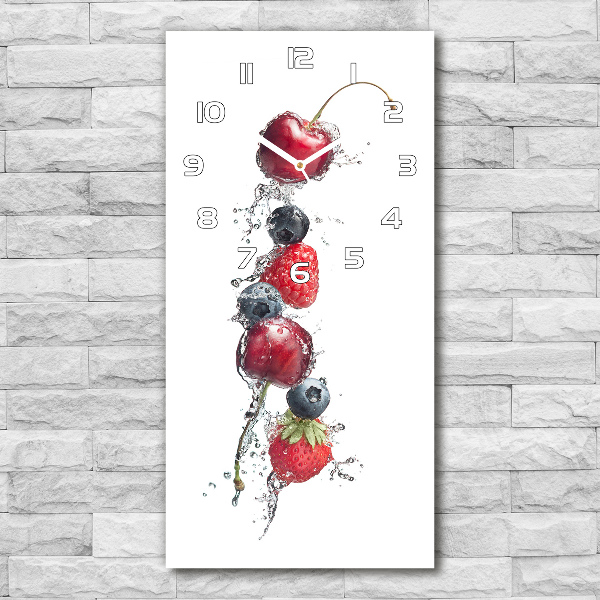 Reloj rectangular Frutos del bosque