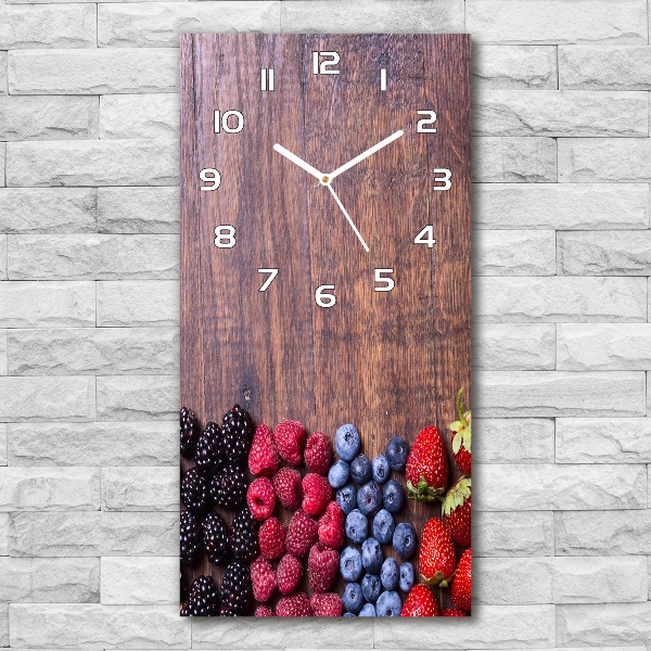 Reloj vertical Frutos del bosque